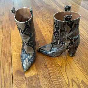 Paris Texas snake skin boots size 36